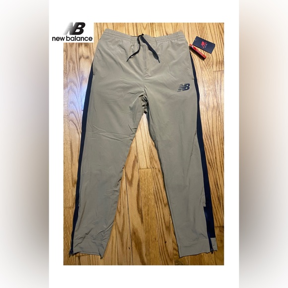 NEW BALANCE Fleece lined All Motion 4-Way Tapered Stretch Pants Men’s Sz New! - Picture 1 of 8